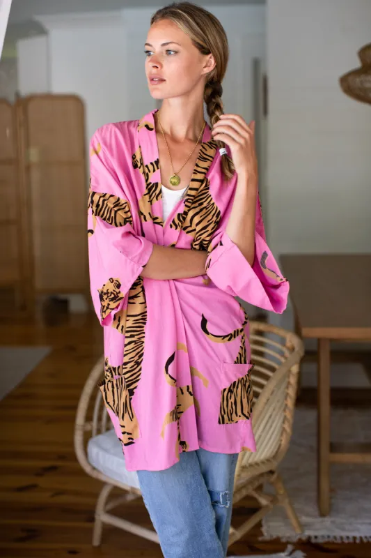 Fete Layering Top - Tigers Aurora Pink sold by Emerson Fry