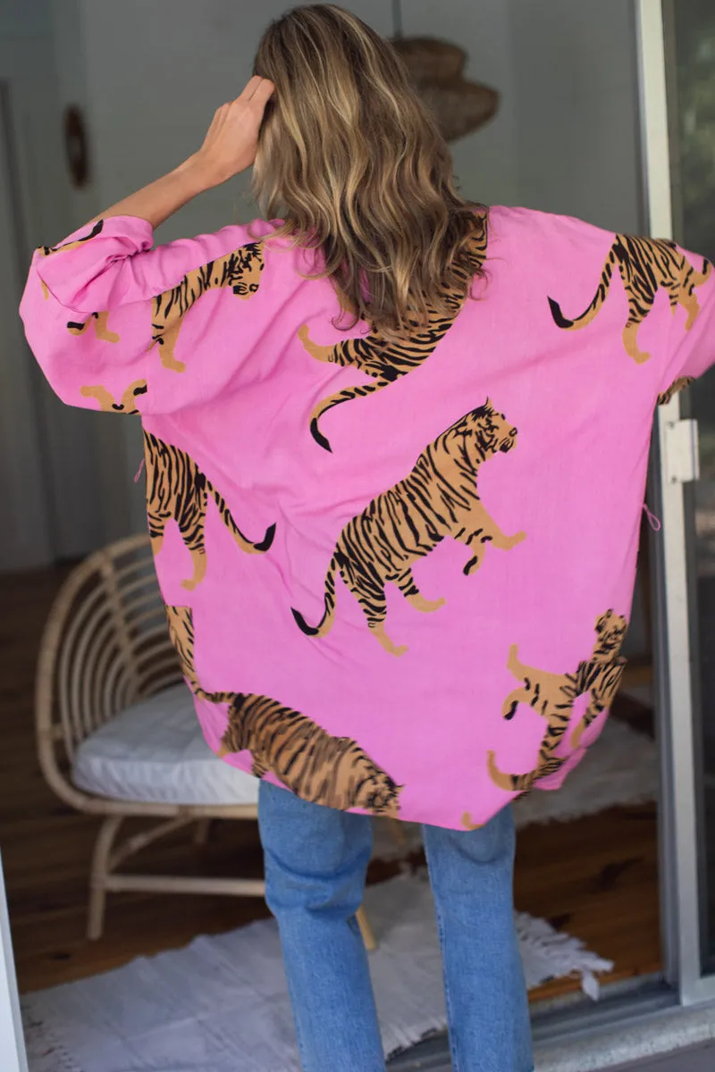 Fete Layering Top - Tigers Aurora Pink sold by Emerson Fry product image thumbnail 5