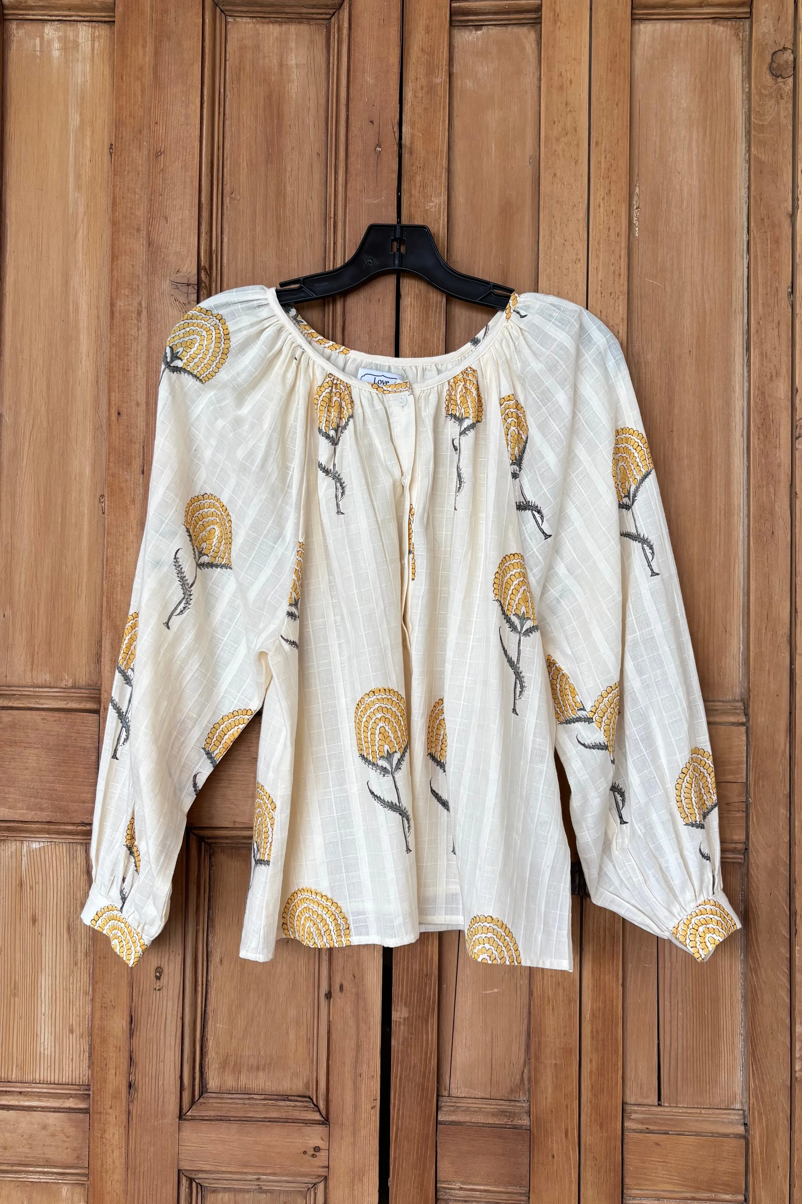 Frances Blouse - Fan Flowers Marigold sold by Emerson Fry product image thumbnail 4