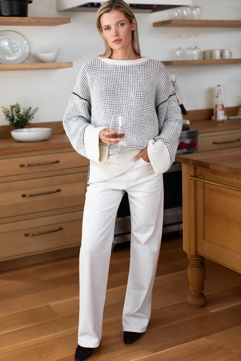 Celeste Sweater - Ivory Melange sold by Emerson Fry product image thumbnail 2