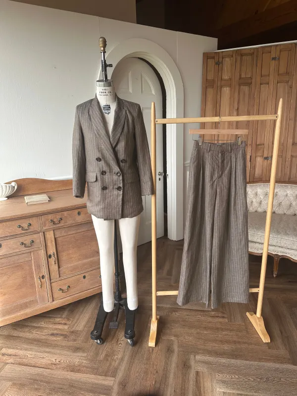 Lee Jacket - Truffle Stripe made by Emerson Fry