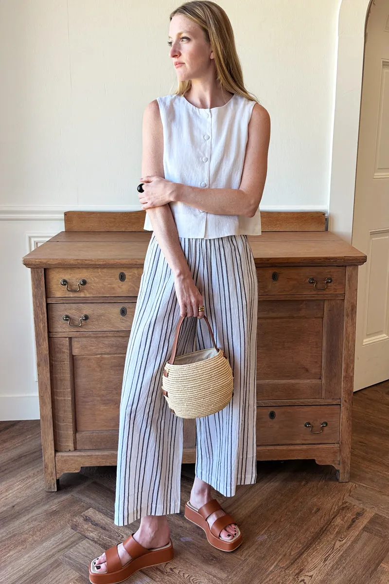 Pull On Pocket Pant - Textured Stripes sold by Emerson Fry product image thumbnail 2