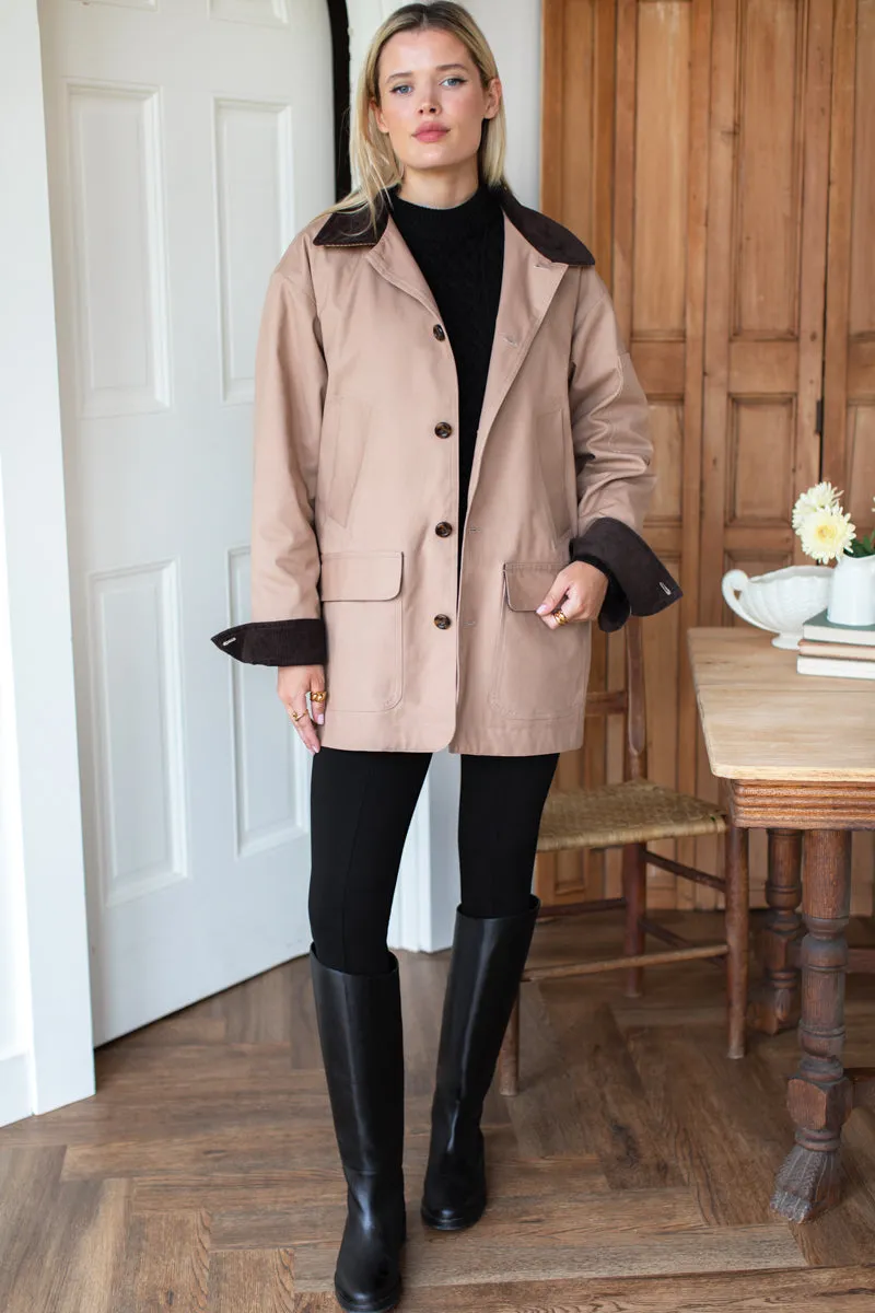 Essential Barn Coat - Fawn sold by Emerson Fry product image thumbnail 3