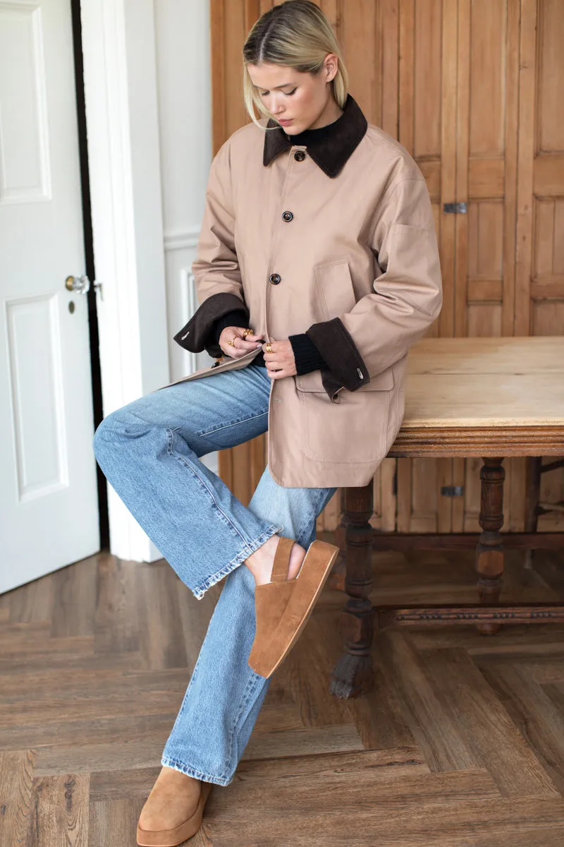 Essential Barn Coat - Fawn sold by Emerson Fry product image thumbnail 5