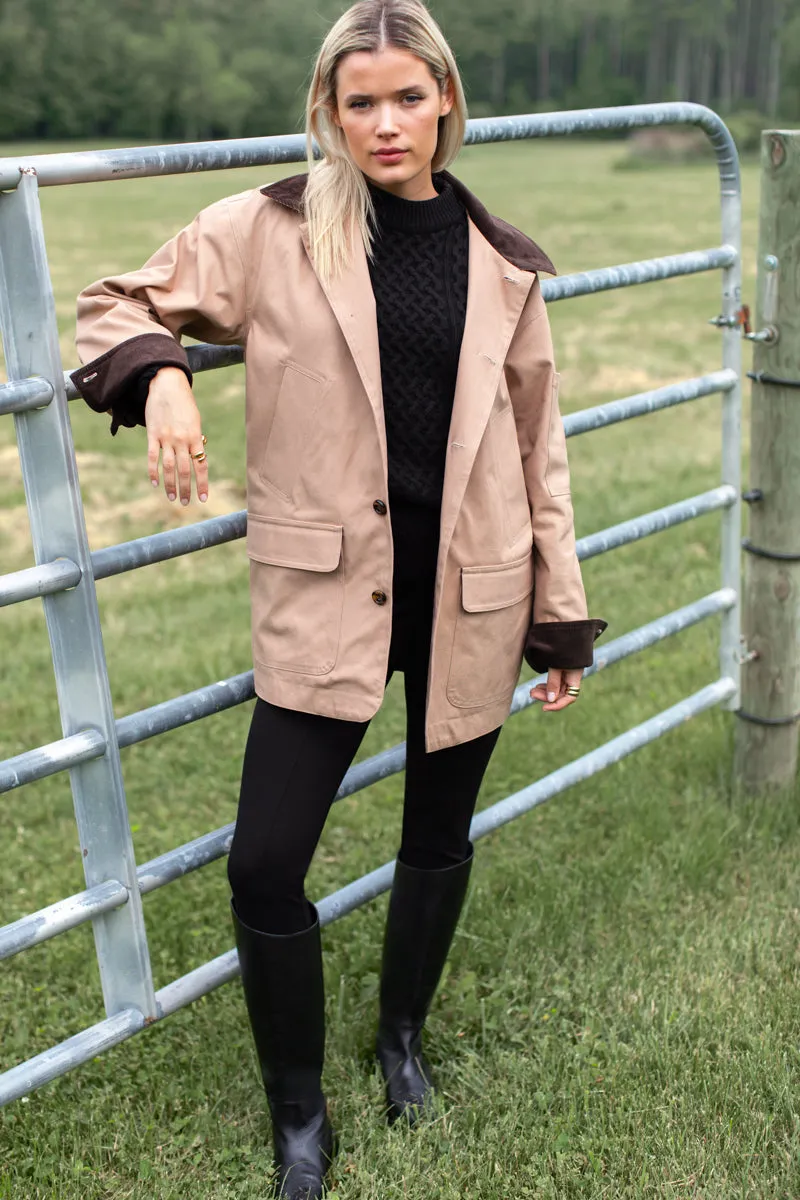 Essential Barn Coat - Fawn sold by Emerson Fry product image thumbnail 4