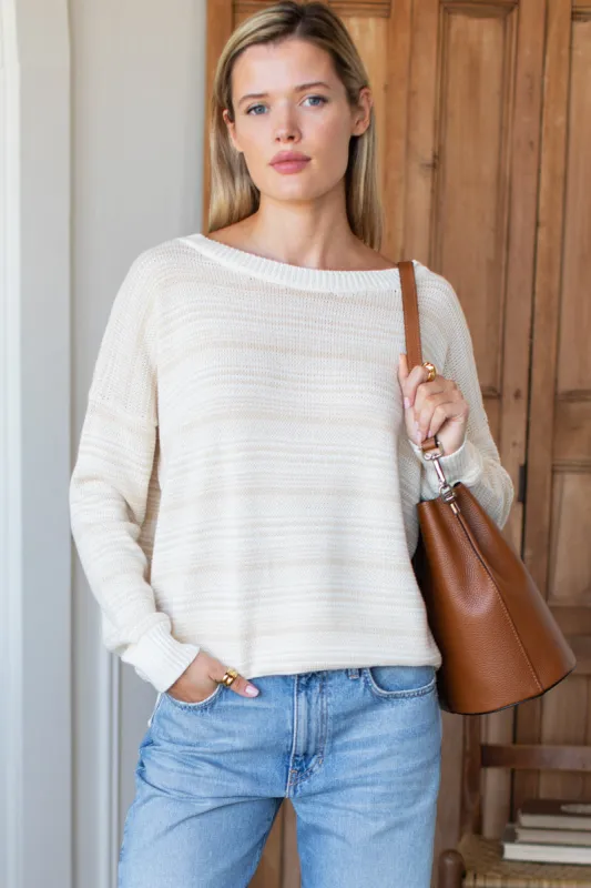 Carolyn Sweater - Orione Stripe made by Emerson Fry