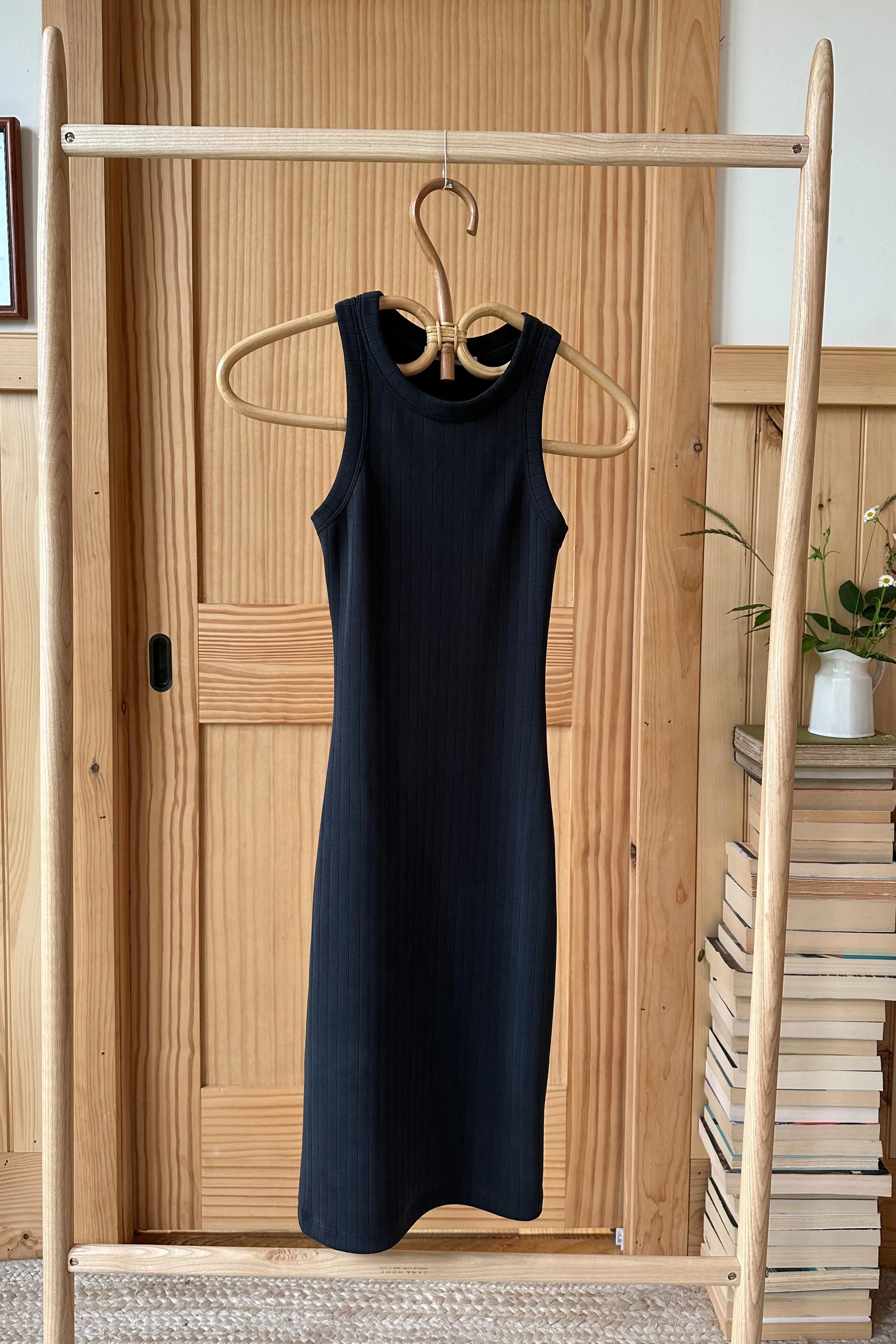Racerback Dress - Black Rib sold by Emerson Fry product image thumbnail 2