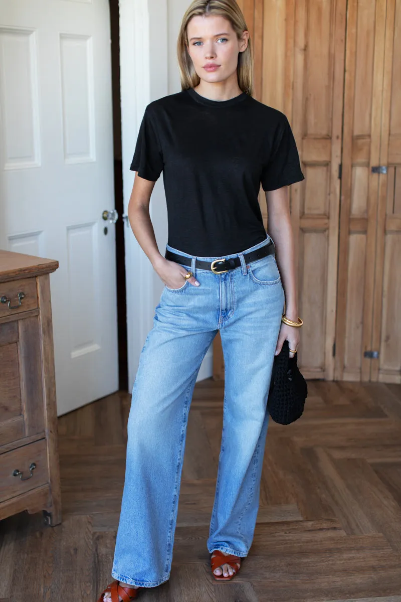 Essential Short Sleeve Crew - Black Beauty sold by Emerson Fry product image thumbnail 3