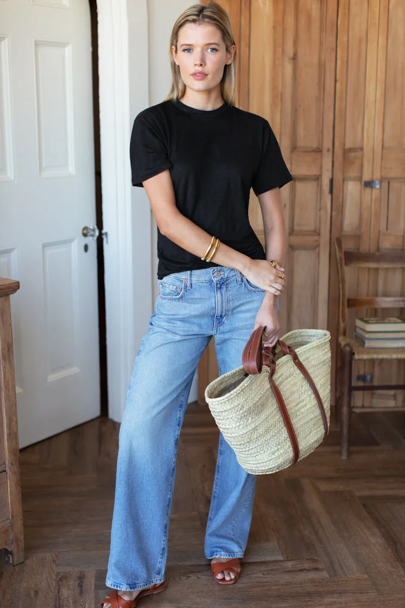 Essential Short Sleeve Crew - Black Beauty sold by Emerson Fry product image thumbnail 4