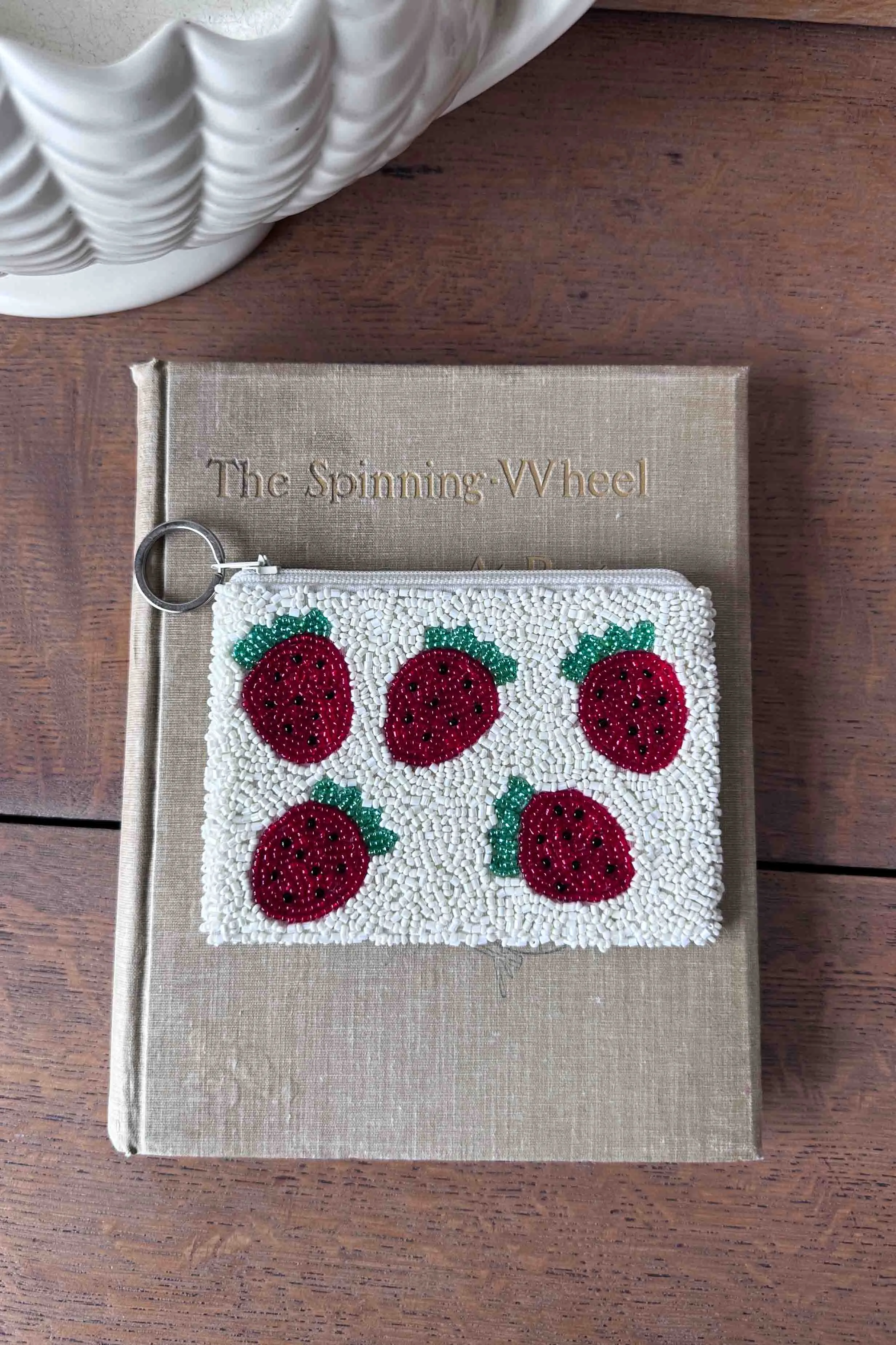 Zip Coin Pouch - Strawberry sold by Emerson Fry