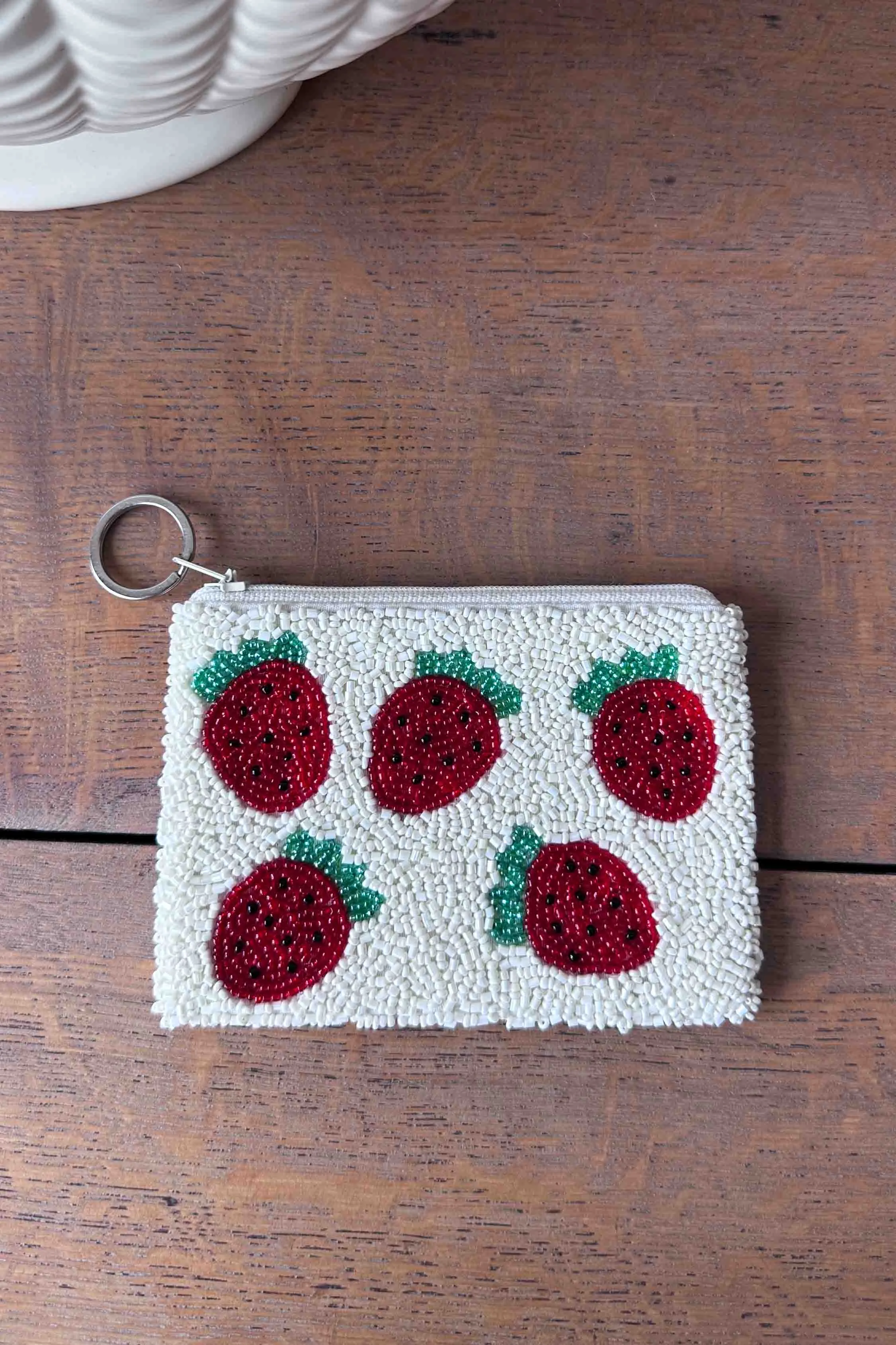 Zip Coin Pouch - Strawberry sold by Emerson Fry product image thumbnail 4