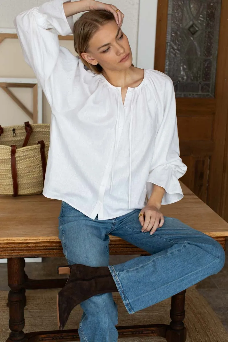 Belle Blouse - Ivory sold by Emerson Fry