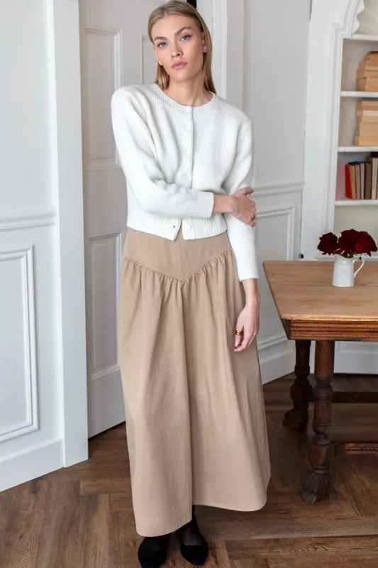 A Line Maxi Skirt - Umber made by Emerson Fry