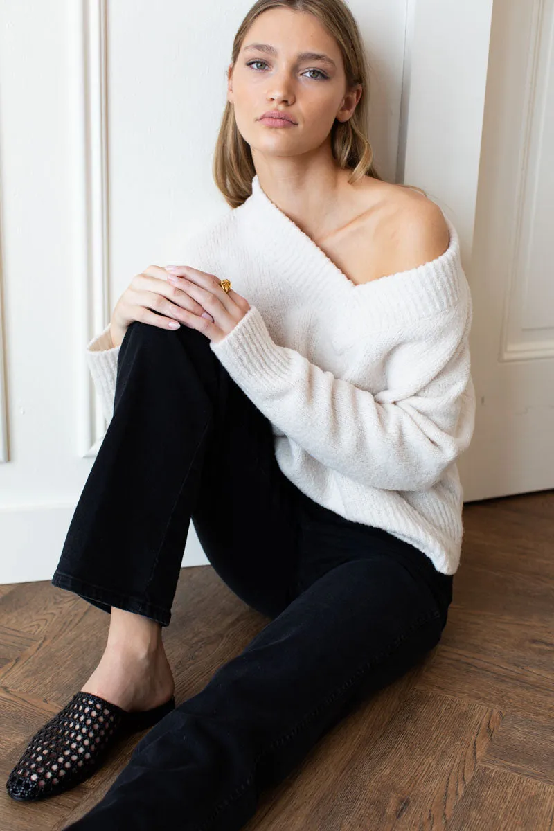 Woven Slide - Black Beauty sold by Emerson Fry