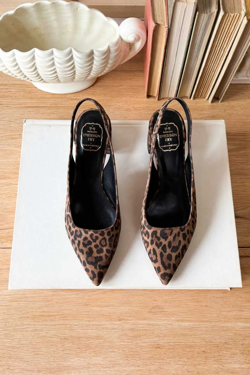 Lou Walking Slingback - Leopard sold by Emerson Fry product image thumbnail 2