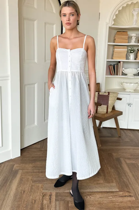 Florentine Layering Dress - Blanc sold by Emerson Fry
