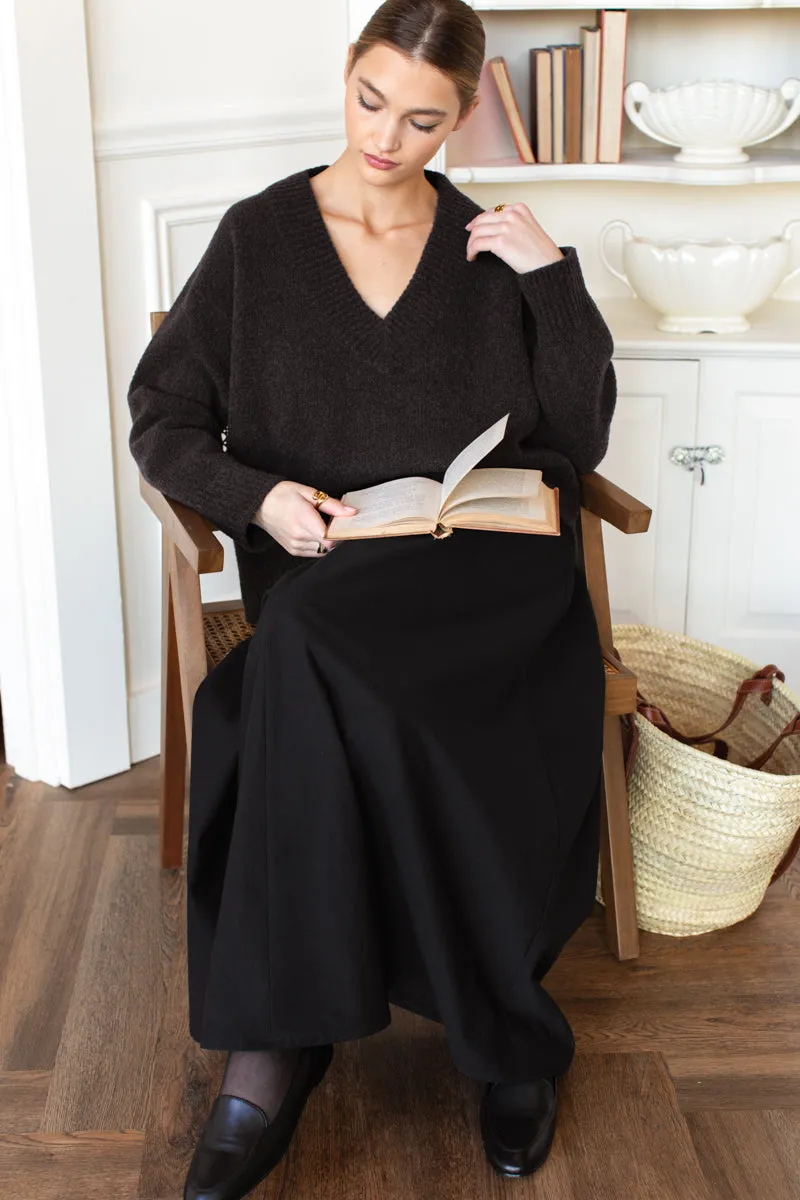 A Line Maxi Skirt - Black Swan sold by Emerson Fry product image thumbnail 3