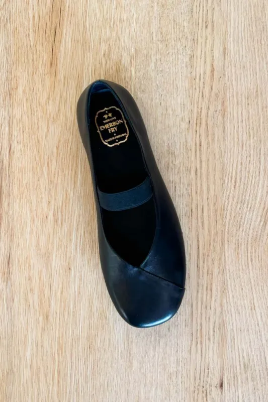 Ballerina Flat - Black Beauty made by Emerson Fry
