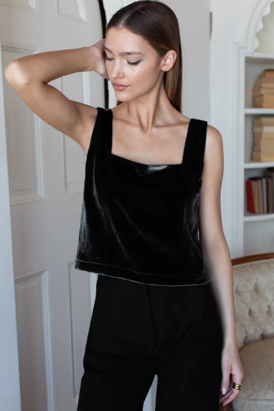 Roma Top 2 - Bark Velvet made by Emerson Fry