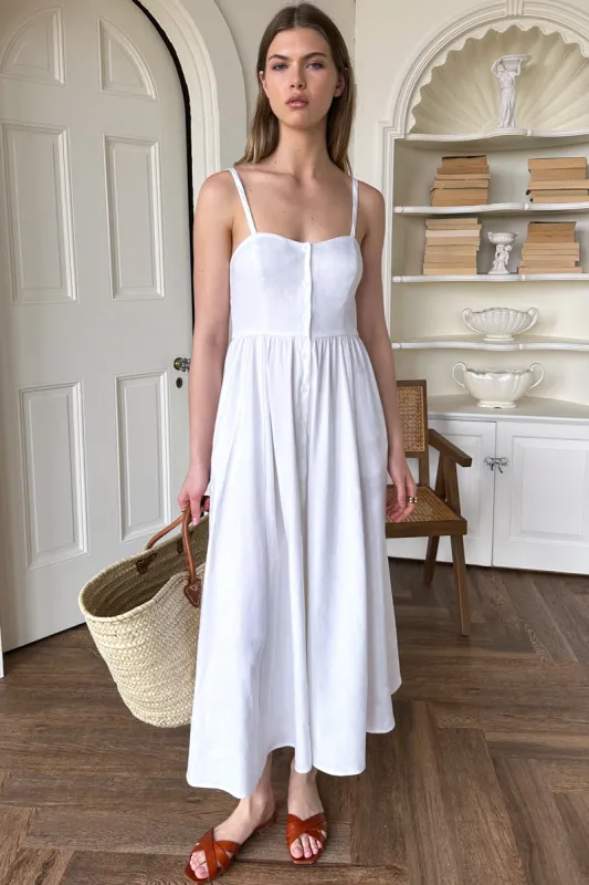 Florentine Layering Dress - Ivory made by Emerson Fry