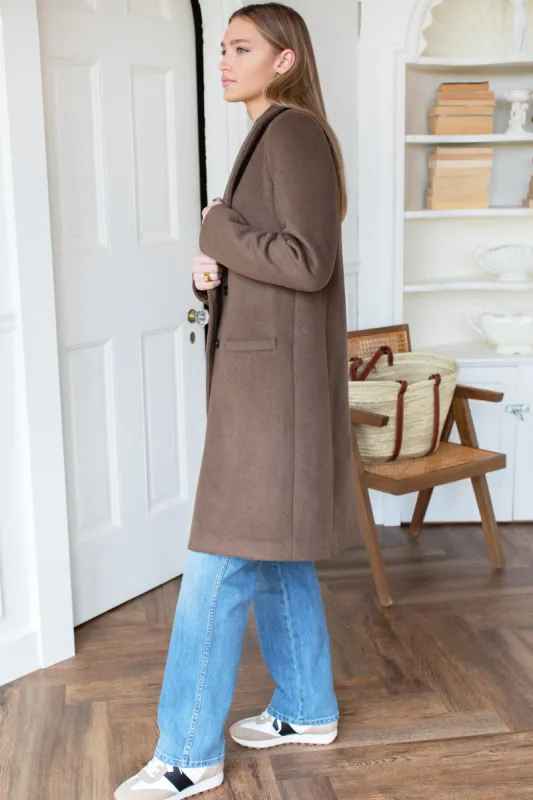 Tailored Long Coat - New Camel made by Emerson Fry