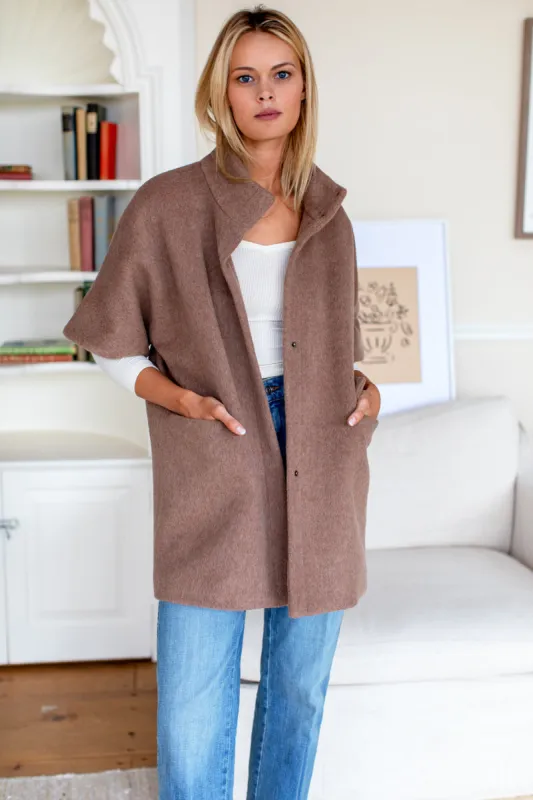 Layering Jacket - Latte Wool Mohair made by Emerson Fry