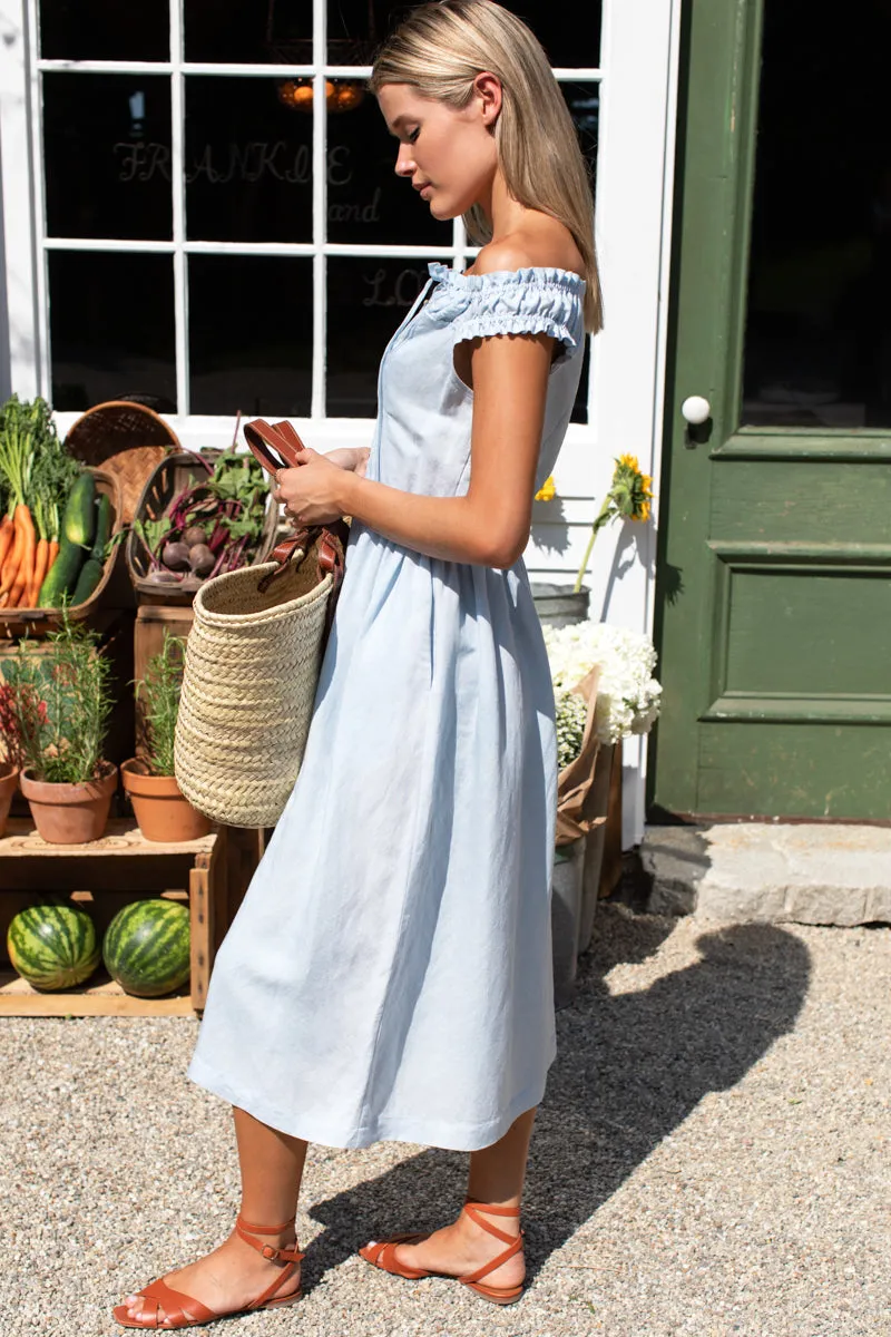 Roussillon Dress - Skywriting sold by Emerson Fry product image thumbnail 4