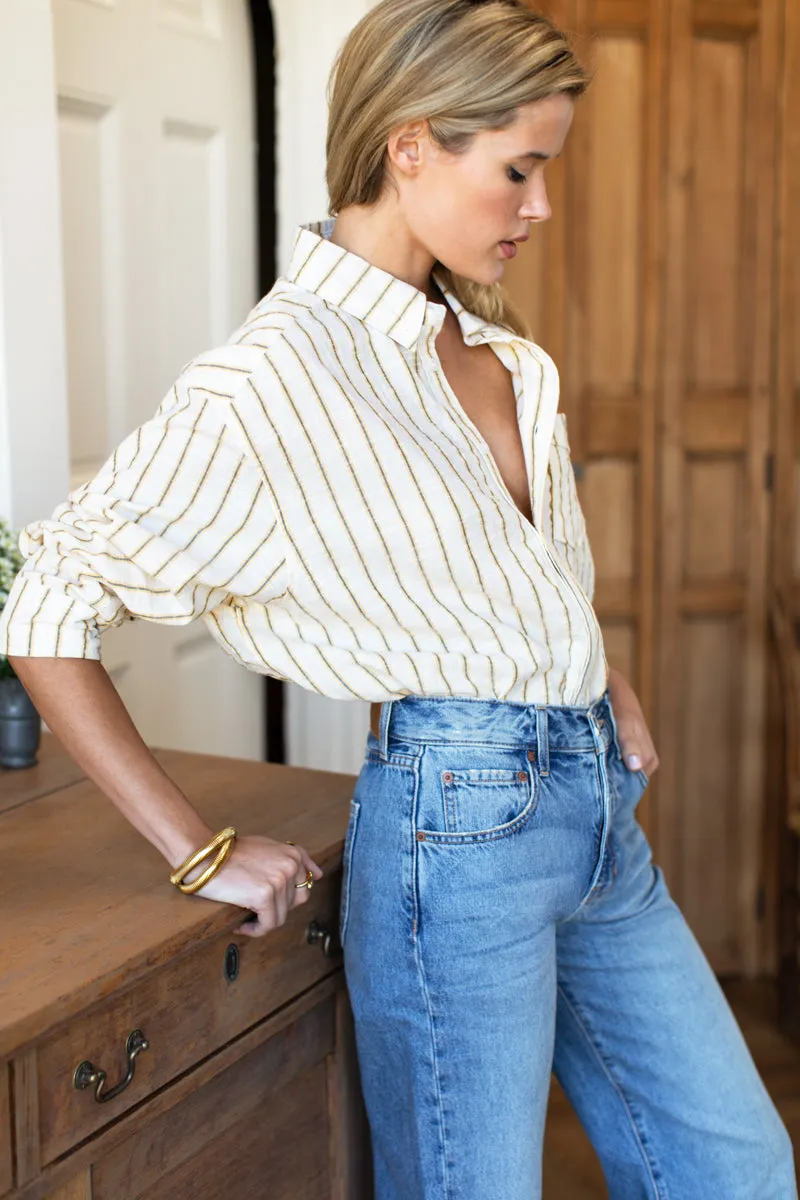 Ryan Shirt - Golden Stripe sold by Emerson Fry product image thumbnail 3