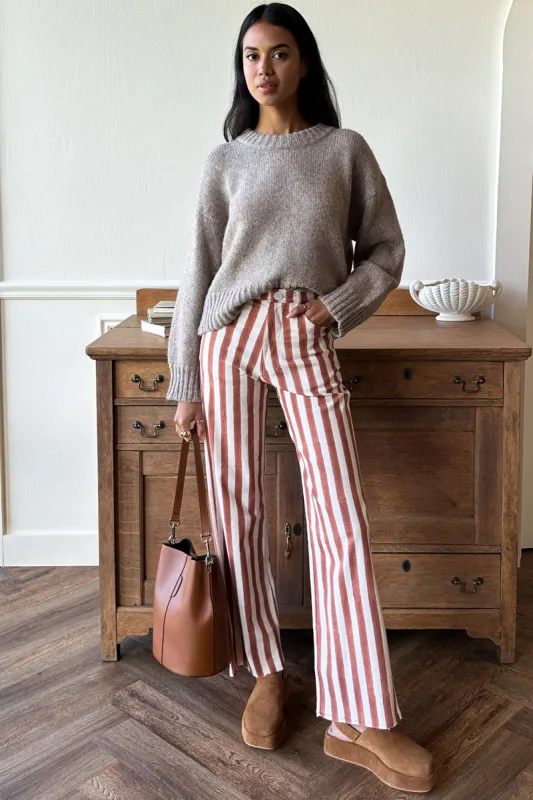Everyday Pant - Sienna Stripe made by Emerson Fry