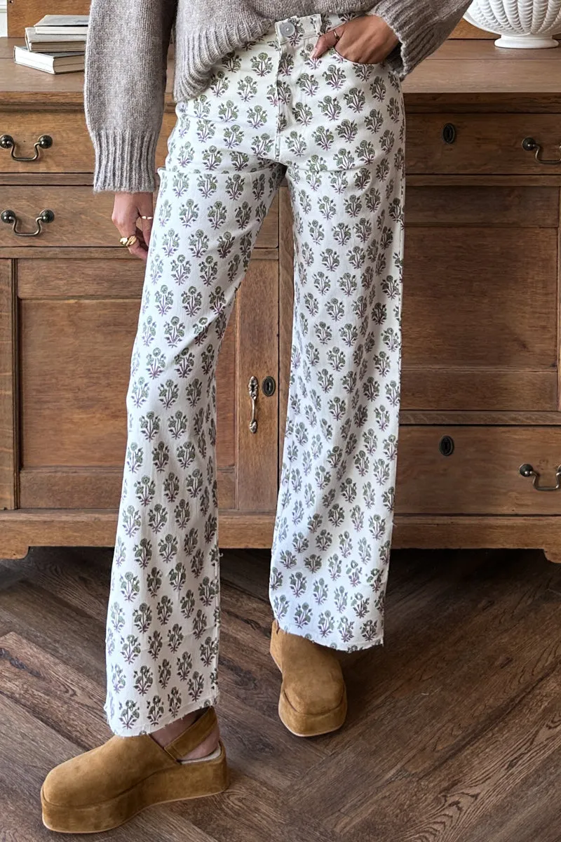 Everyday Pant - Library Flowers Parchment sold by Emerson Fry product image thumbnail 2