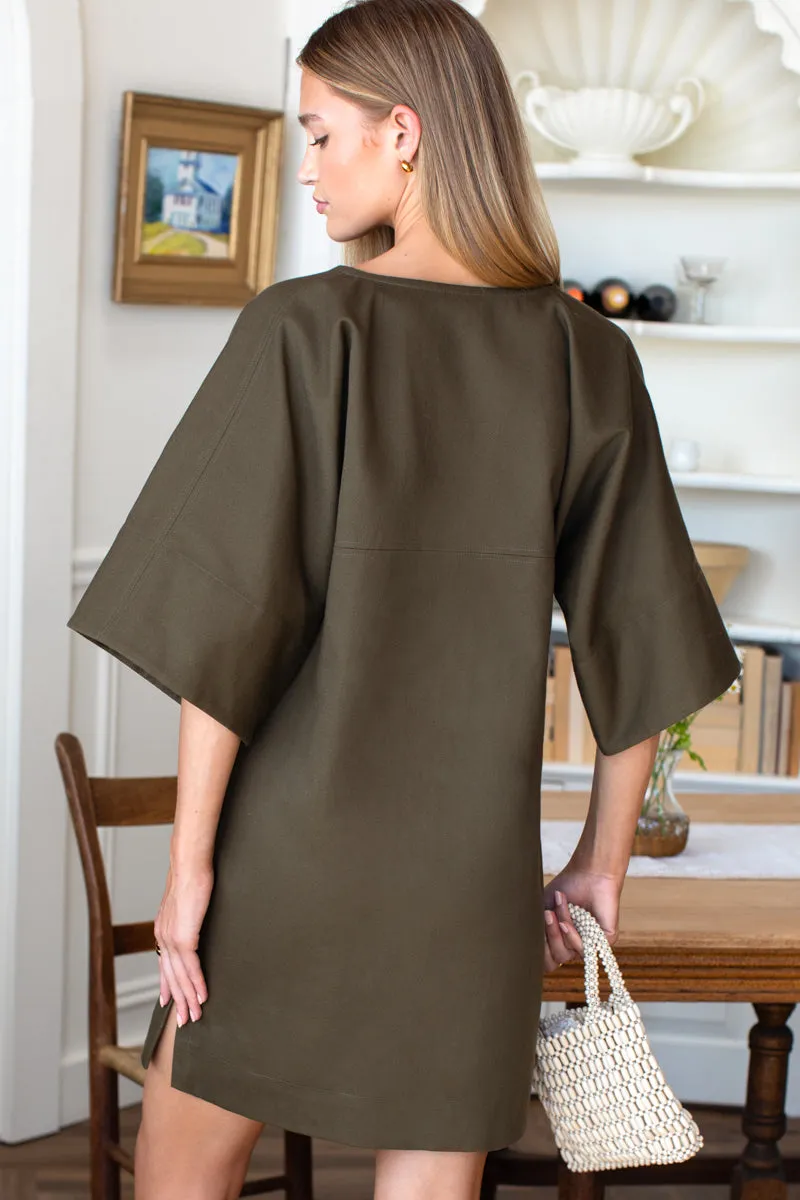 Structured Dress - Army Green sold by Emerson Fry product image thumbnail 2