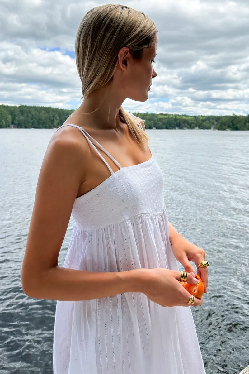 Baroque Maxi Sundress - Salt sold by Emerson Fry product image thumbnail 4