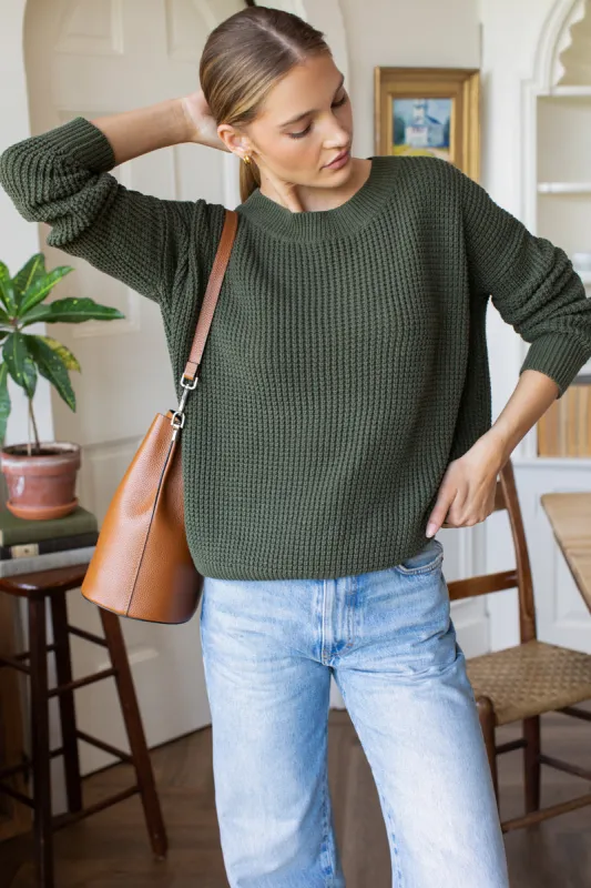 Daily Sweater - Army Organic made by Emerson Fry
