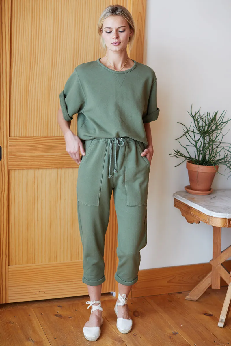 Shorty Sweatshirt - Moss Organic sold by Emerson Fry product image thumbnail 3