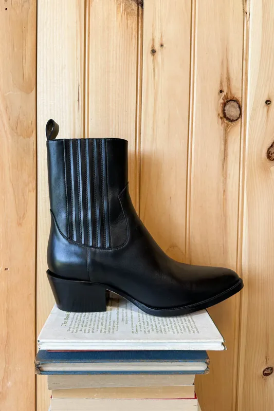 Atelier Boot - Black Leather sold by Emerson Fry