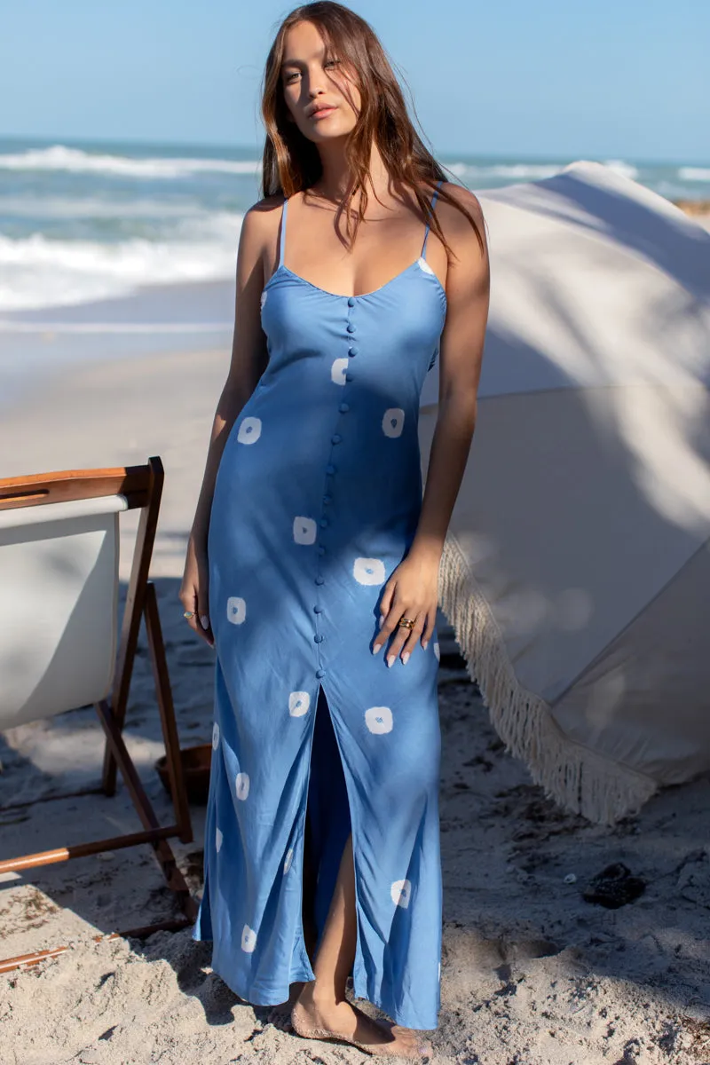 Bias Delicate Dress - Indigo Eclipse sold by Emerson Fry