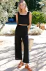 Roma Pant - Black Linen sold by Emerson Fry
