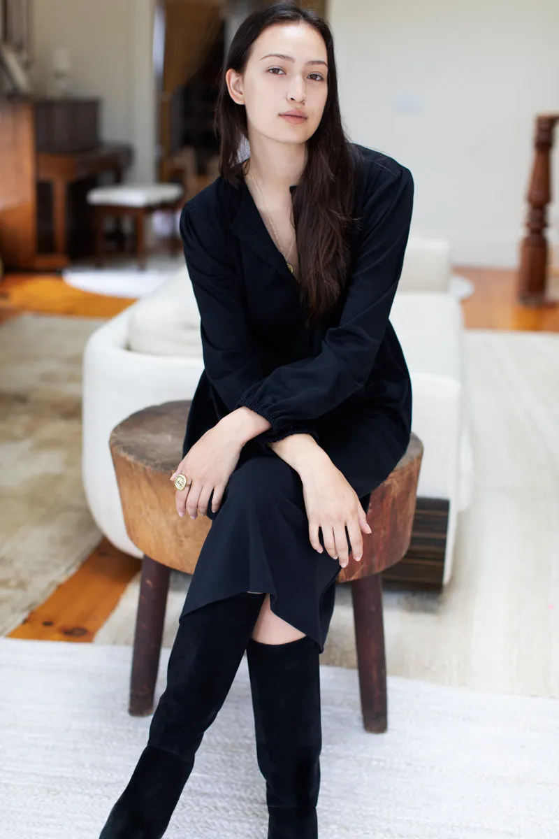 Selby Midi Knit Dress - Black Ponte sold by Emerson Fry product image thumbnail 4