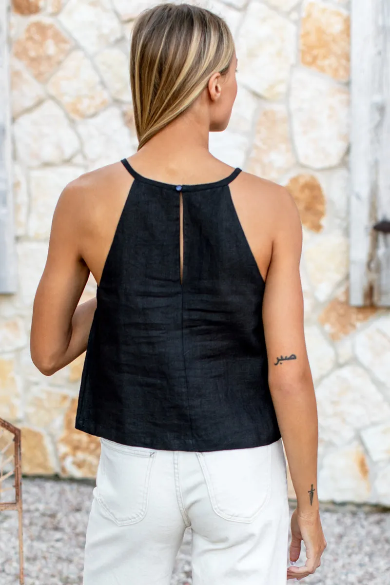 High Neck Tank - Black sold by Emerson Fry product image thumbnail 2