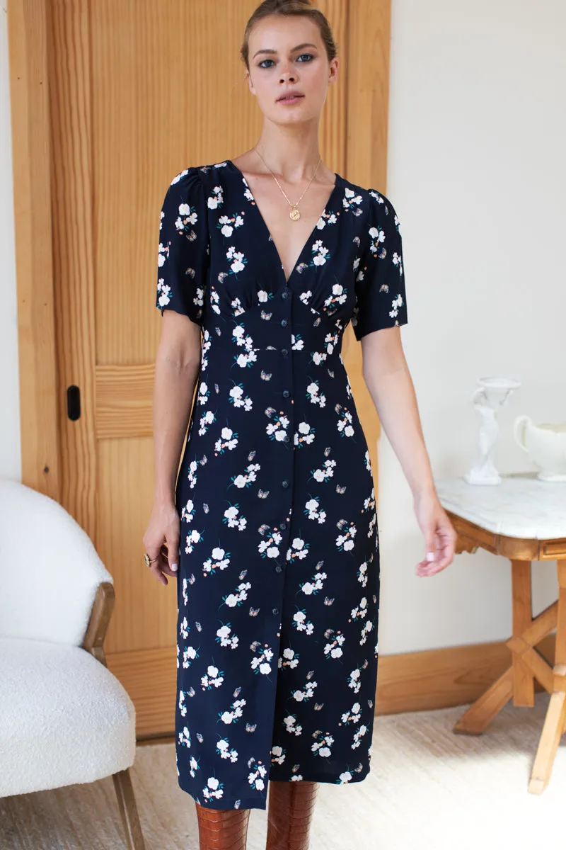 Juney Button Dress - Butterflies Maritime sold by Emerson Fry product image thumbnail 5