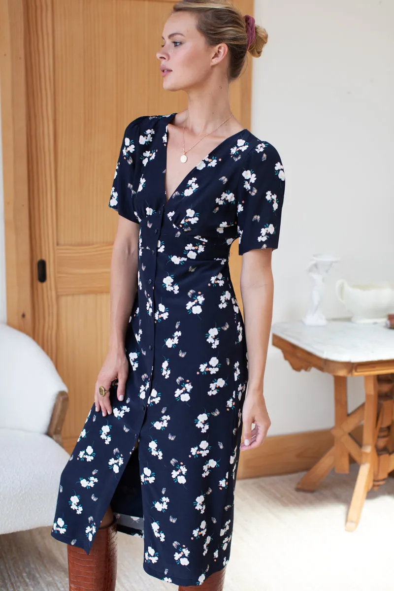Juney Button Dress - Butterflies Maritime sold by Emerson Fry product image thumbnail 4