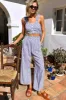 Printed Pant - Zigzag Indigo sold by Emerson Fry