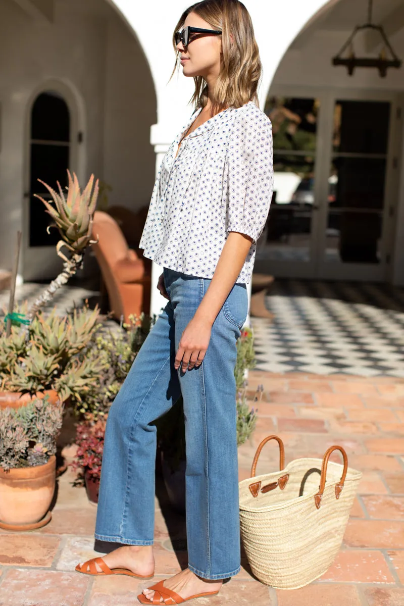 Puff Isla Top - Signet Indigo Organic sold by Emerson Fry product image thumbnail 3