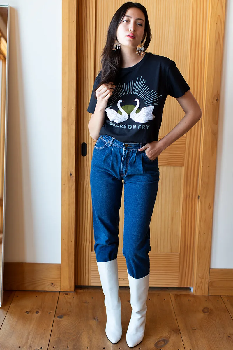 Twin Swans T-Shirt - Smoke sold by Emerson Fry product image thumbnail 5