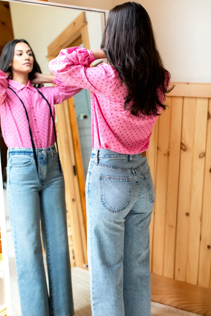 Lou Tie Blouse - Fortuna Bon Berry sold by Emerson Fry product image thumbnail 2