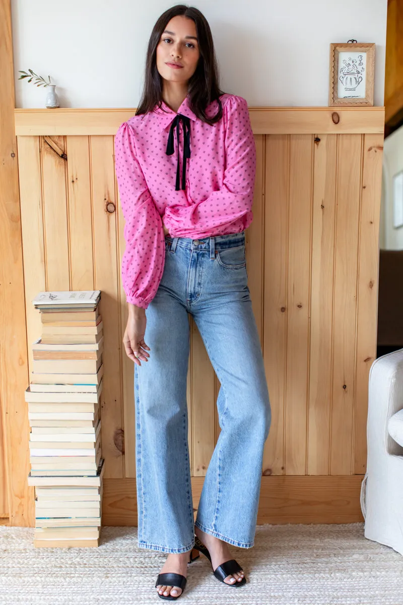 Lou Tie Blouse - Fortuna Bon Berry sold by Emerson Fry product image thumbnail 4