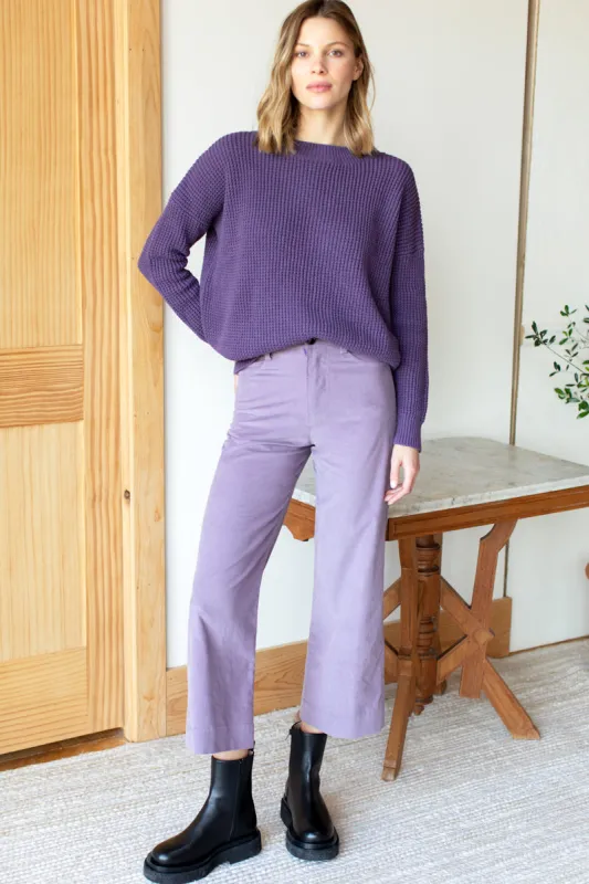 Everyday Pant - Lavender Corduroy made by Emerson Fry