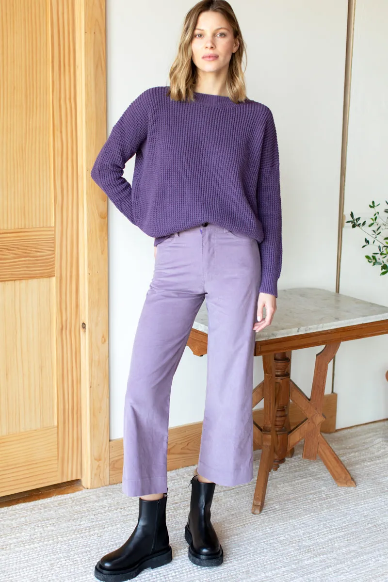 Everyday Pant - Lavender Corduroy sold by Emerson Fry