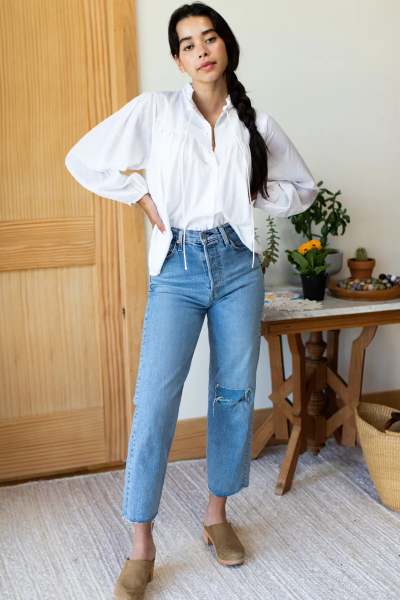 Emmaline Blouse - White Organic sold by Emerson Fry product image thumbnail 3