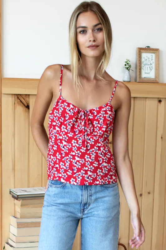 Amy Camisole - Cafe Flowers sold by Emerson Fry